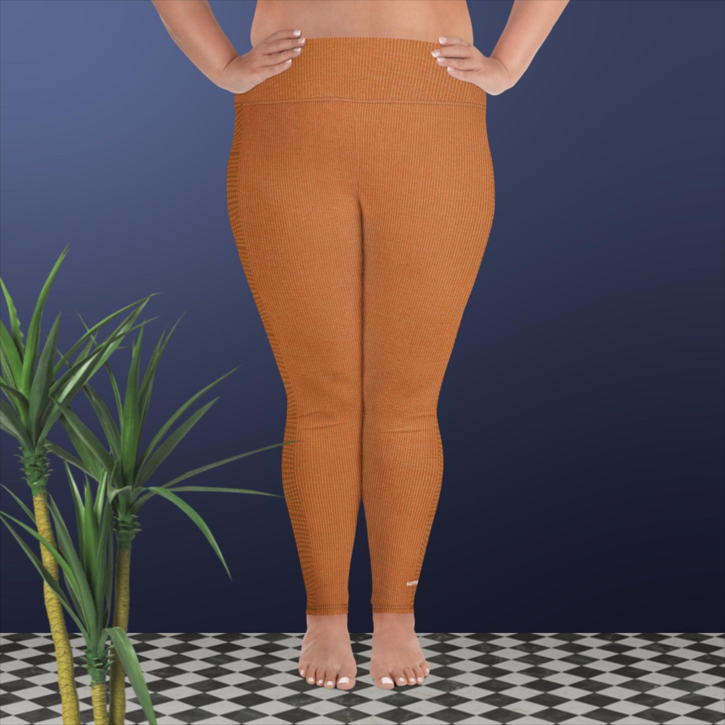 Plus Size Leggings - Rusty Weave