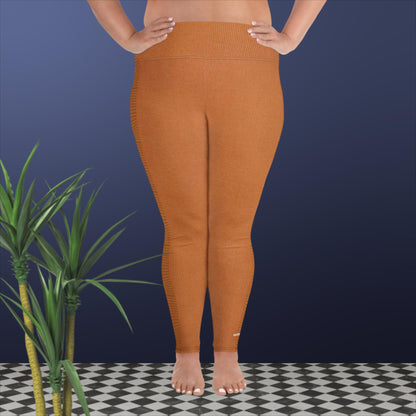 Plus Size Leggings - Rusty Weave