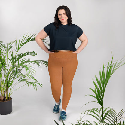 Plus Size Leggings - Rusty Weave