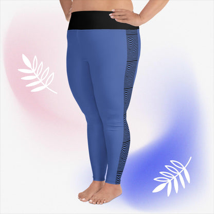 Plus Size Leggings - Mariner