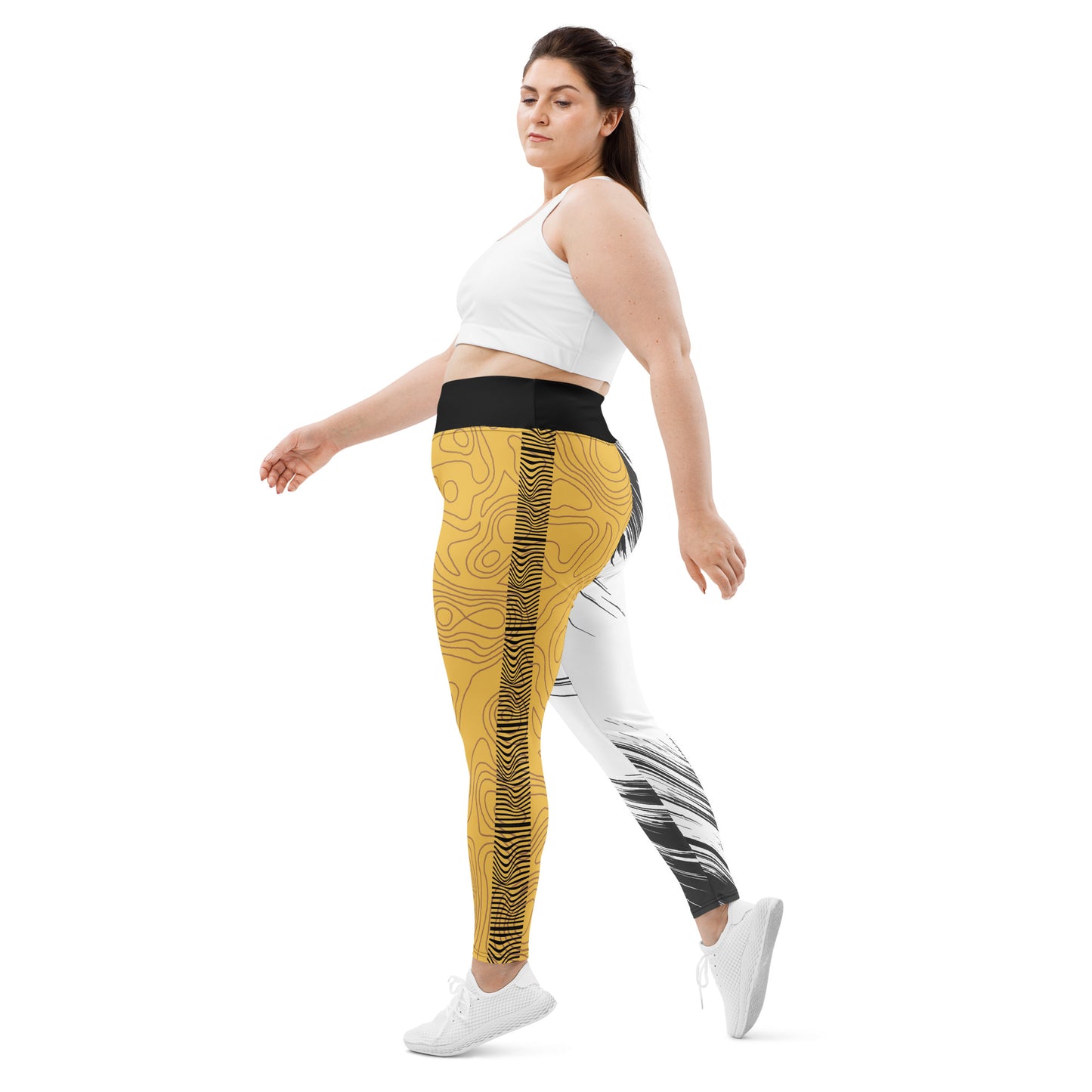 Plus Size Leggings - Go For the Gold
