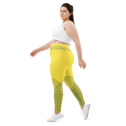 Plus Size Leggings - Lemons n Lines