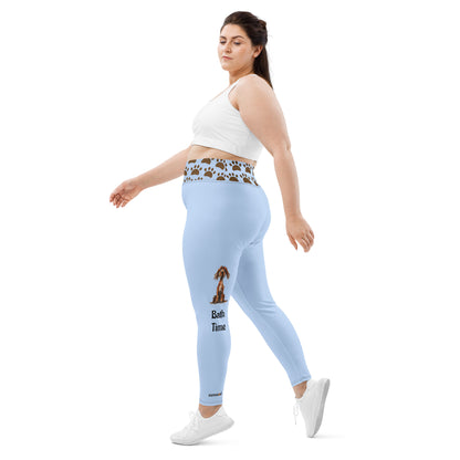 Plus Size Leggings - Bath Time