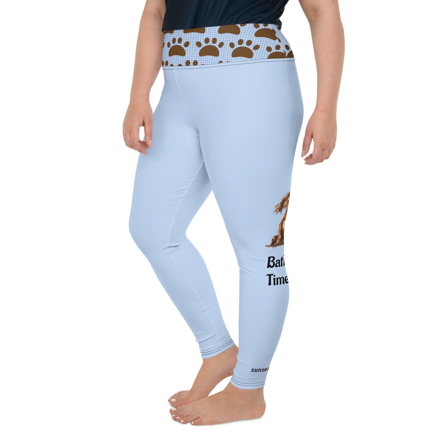 Plus Size Leggings - Bath Time