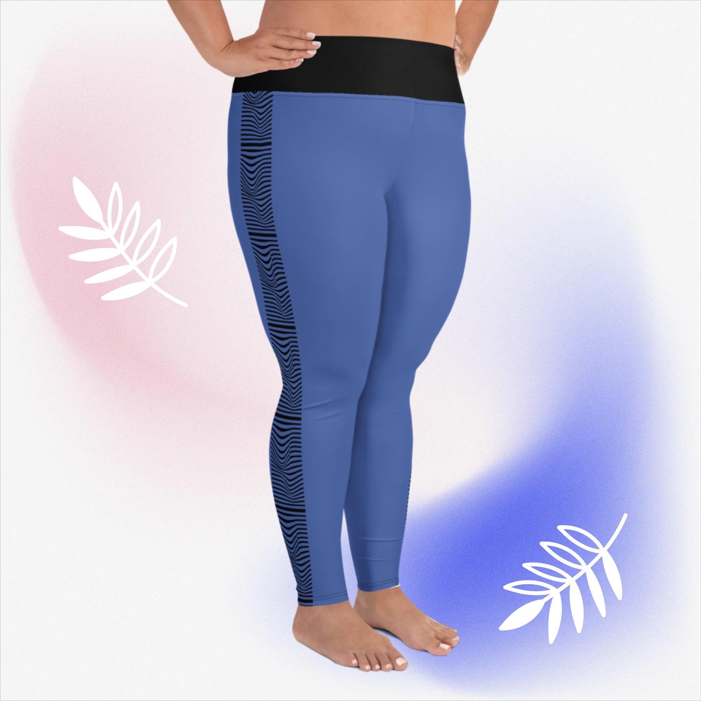 Plus Size Leggings - Mariner