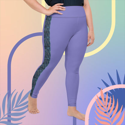 Plus Size Leggings - Moody Blues