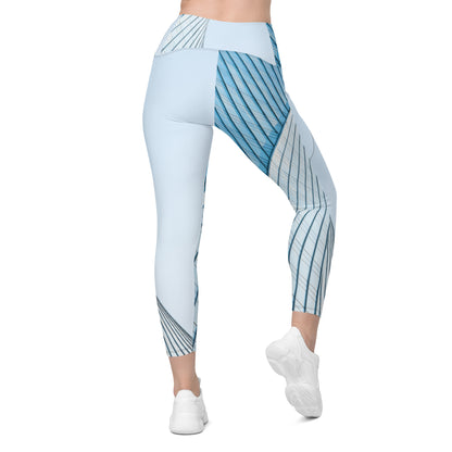 Leggings with pockets - SkyBlue Bridgeline