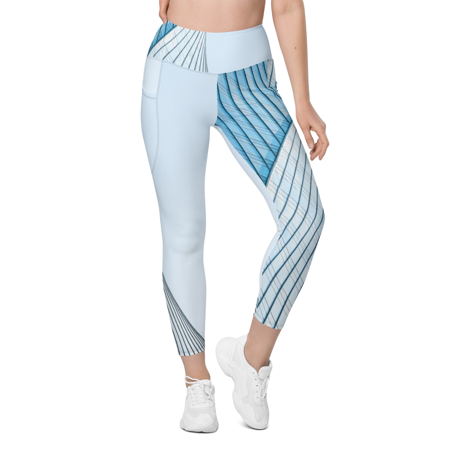 Leggings with pockets - SkyBlue Bridgeline