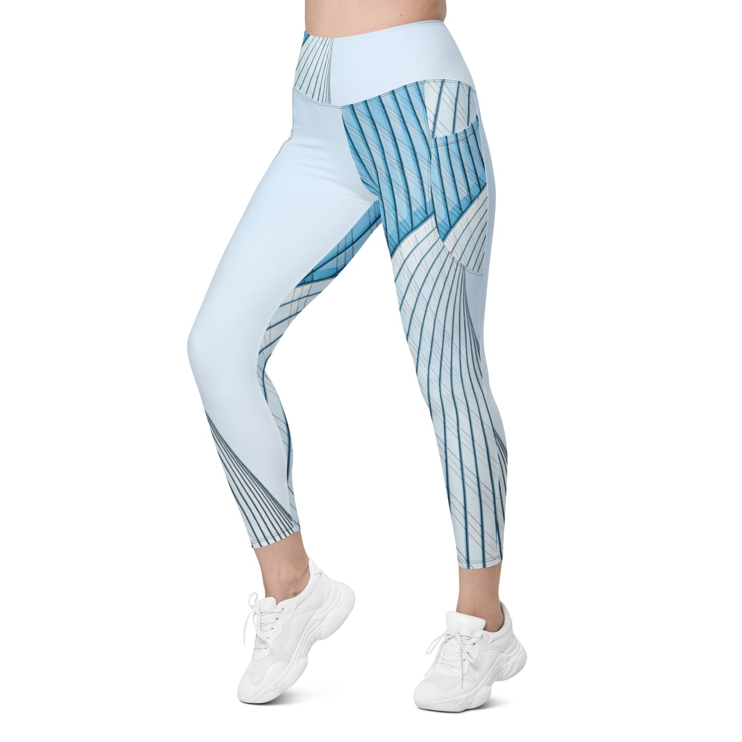 Leggings with pockets - SkyBlue Bridgeline