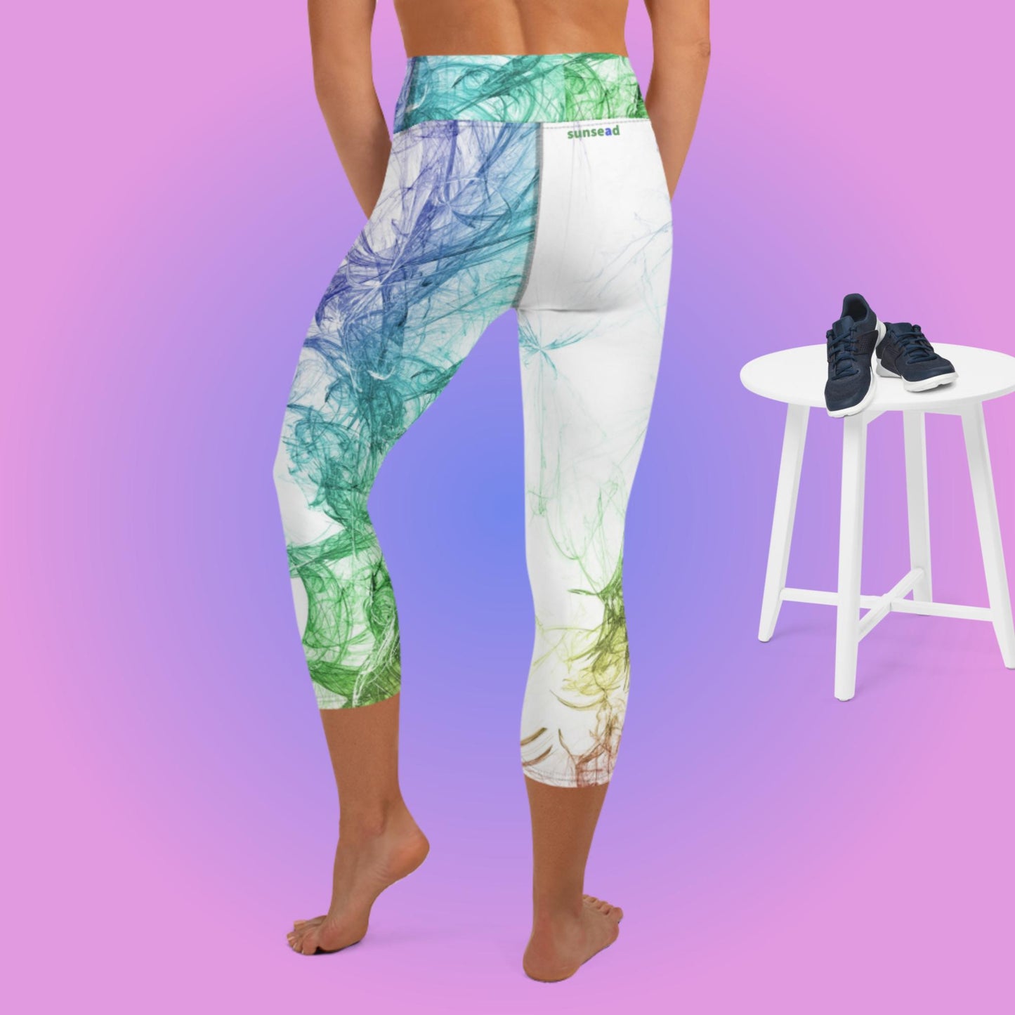 Yoga Capri Leggings - Fantasia
