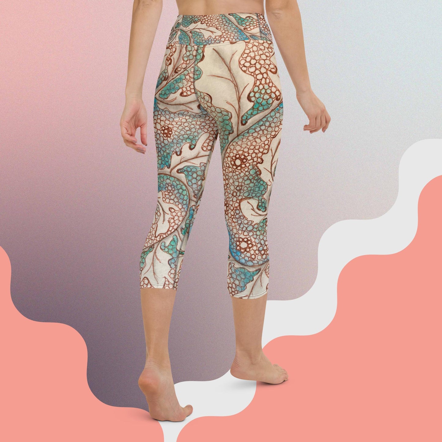 Yoga Capri Leggings - Tangles