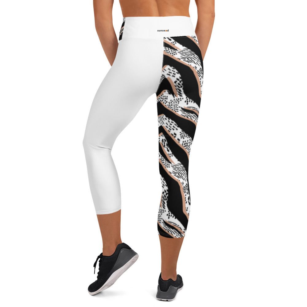 Yoga Capri Leggings - Jazzy
