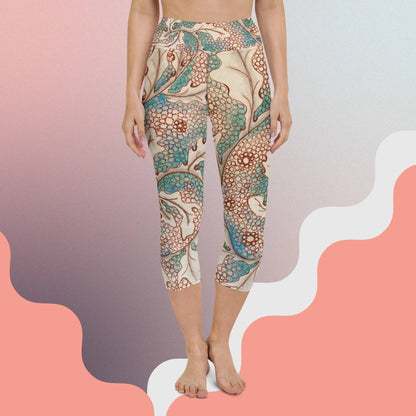 Yoga Capri Leggings - Tangles