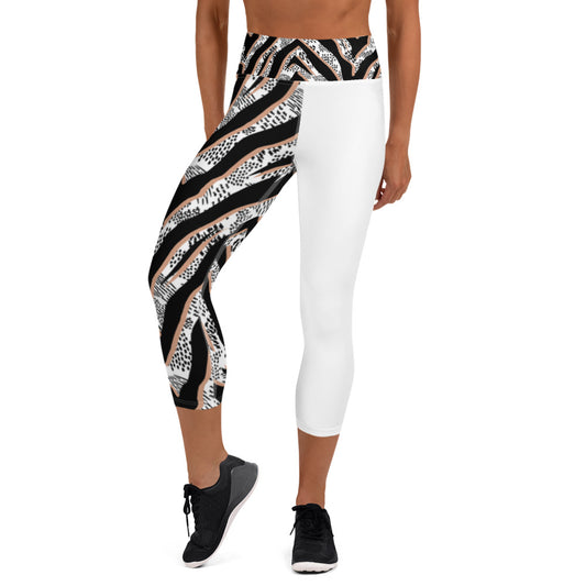 Yoga Capri Leggings - Jazzy