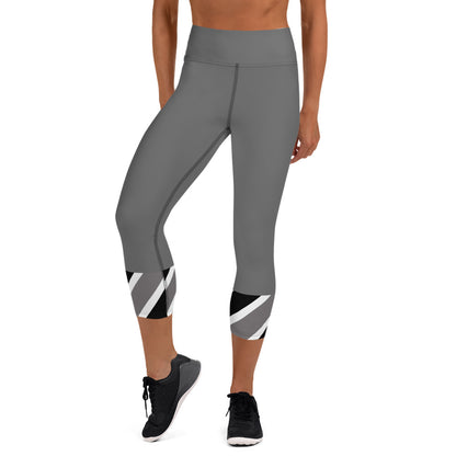 Yoga Capri Leggings - Shades of Grey