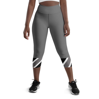 Yoga Capri Leggings - Shades of Grey