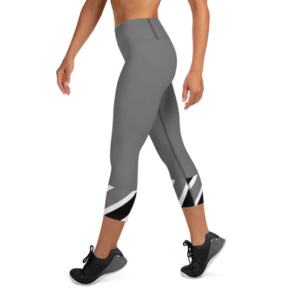 Yoga Capri Leggings - Shades of Grey