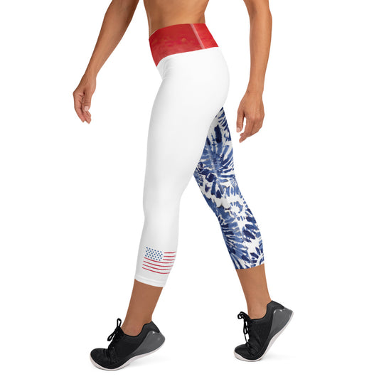 Yoga Capri Leggings - Freedom