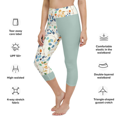 Yoga Capri Leggings - ColorFall