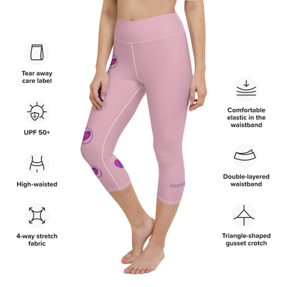 Yoga Capri Leggings - Be Mine*