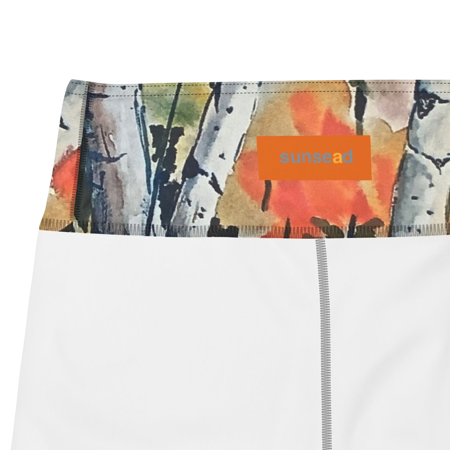 Yoga Capri Leggings - Mint Leaves