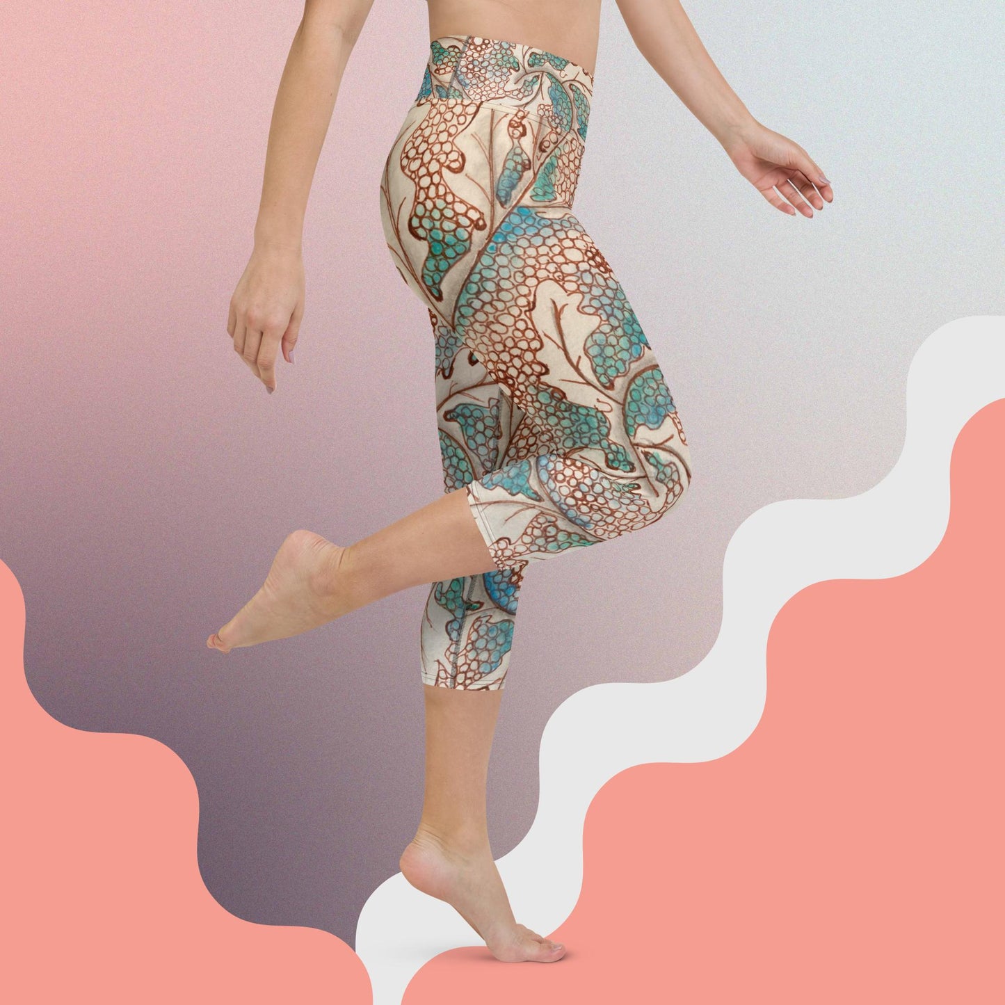 Yoga Capri Leggings - Tangles