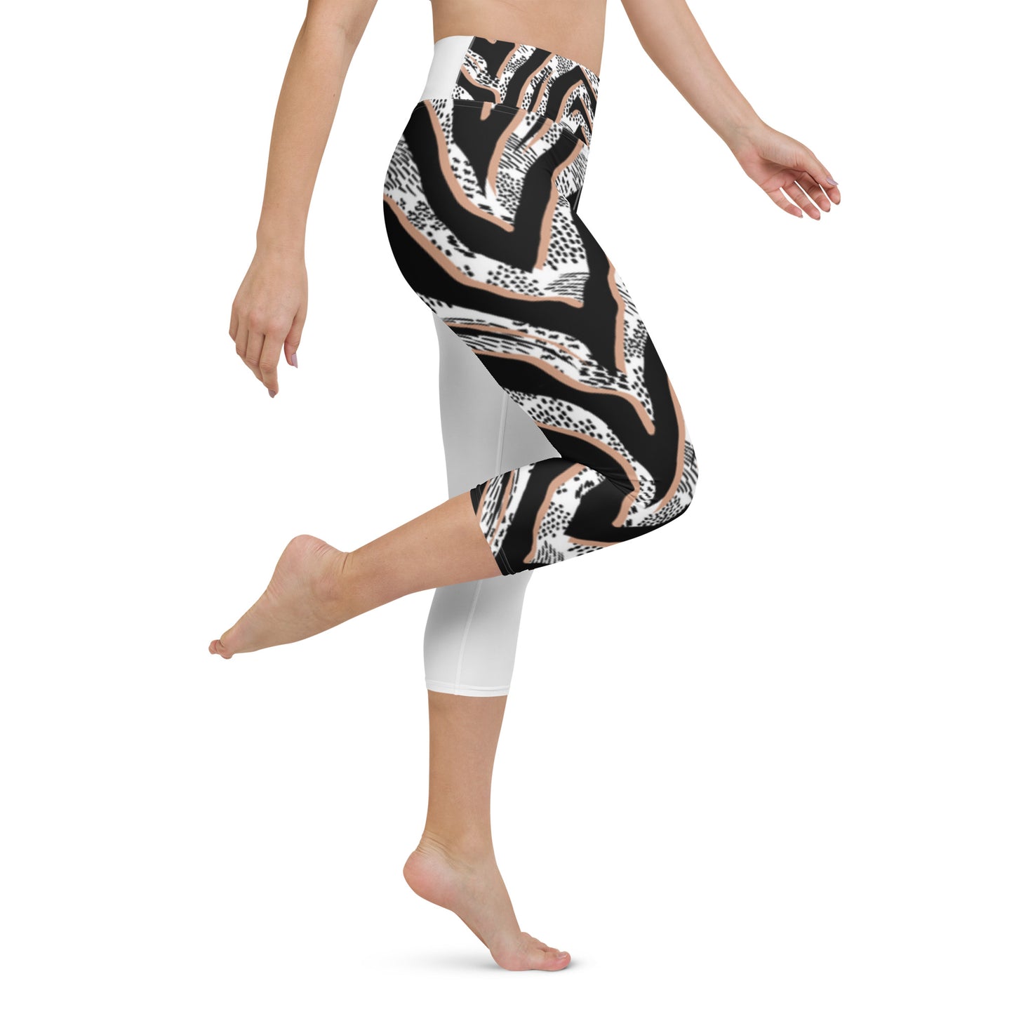 Yoga Capri Leggings - Jazzy