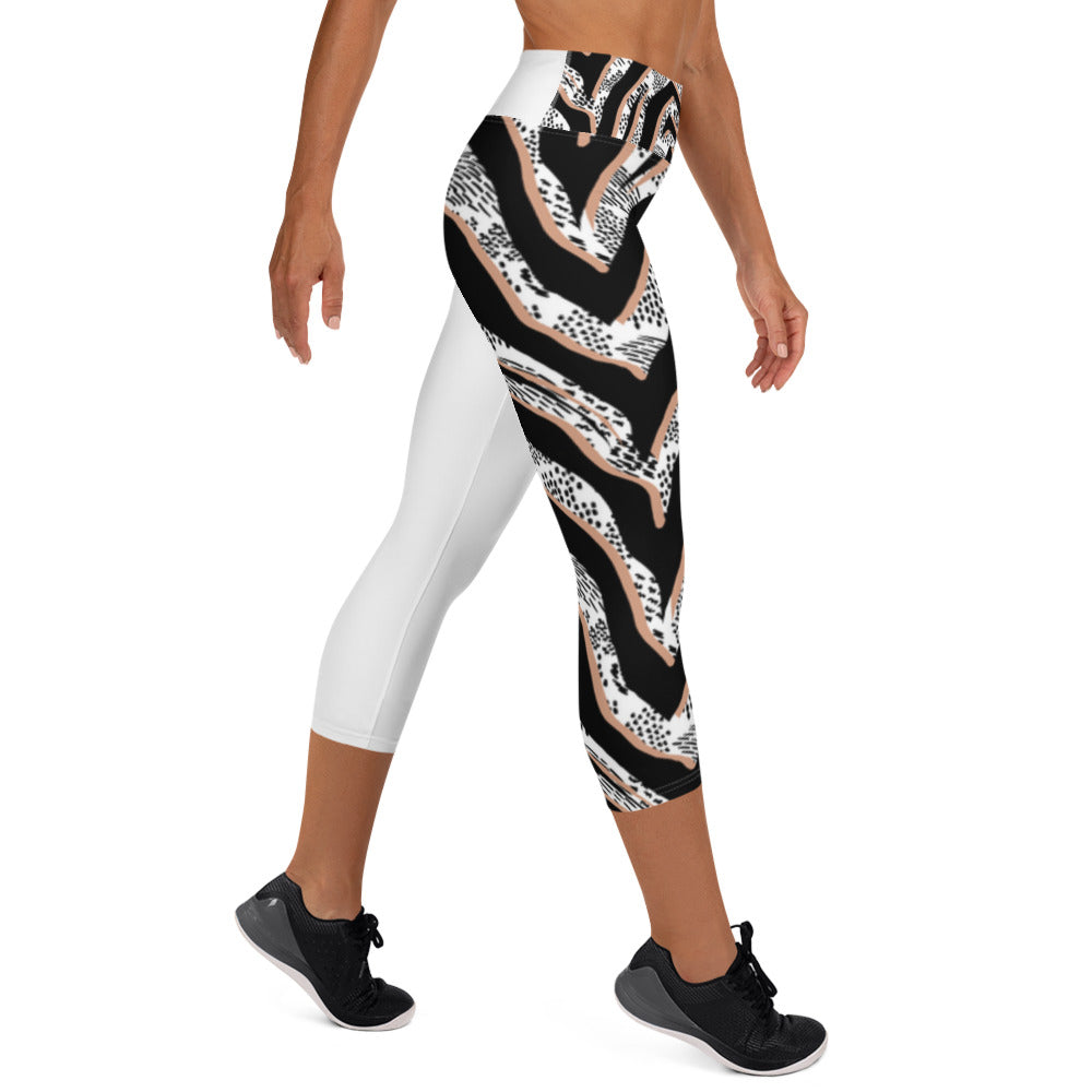 Yoga Capri Leggings - Jazzy