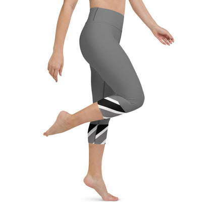 Yoga Capri Leggings - Shades of Grey