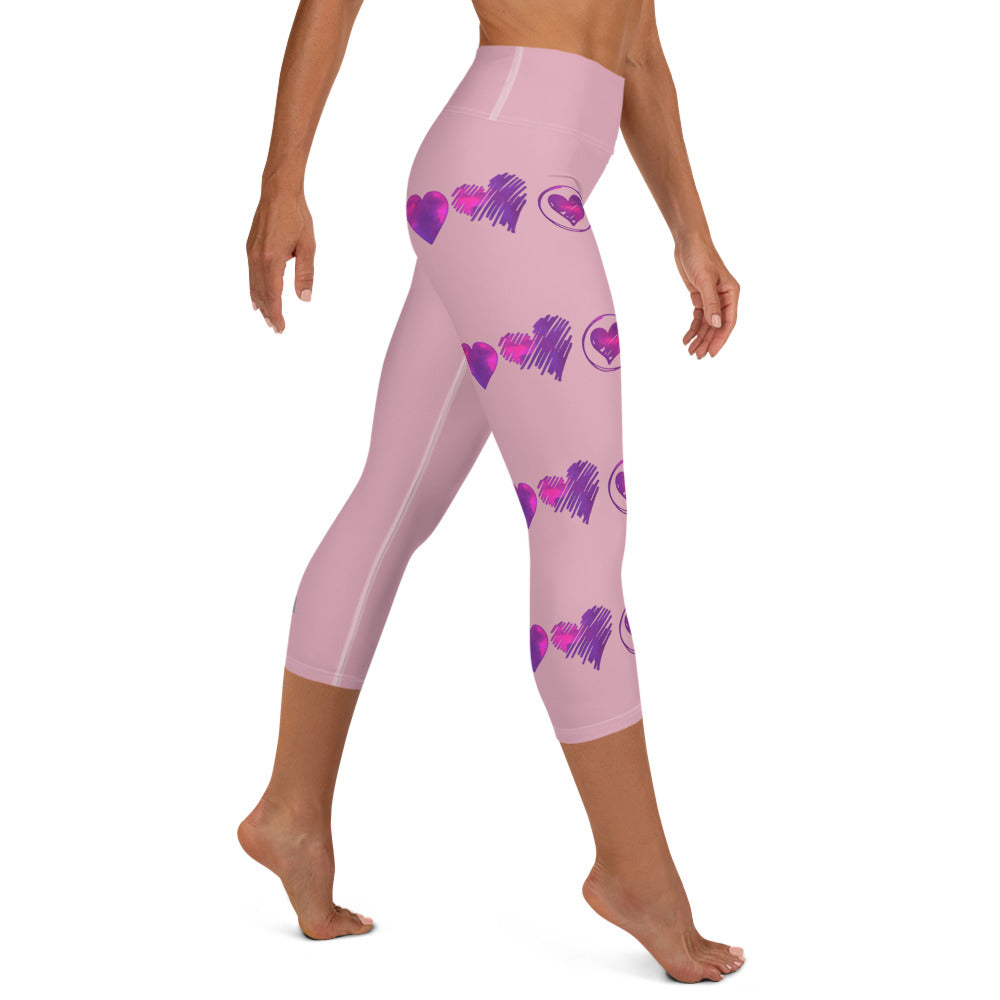Yoga Capri Leggings - Be Mine*