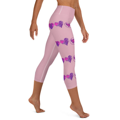 Yoga Capri Leggings - Be Mine*