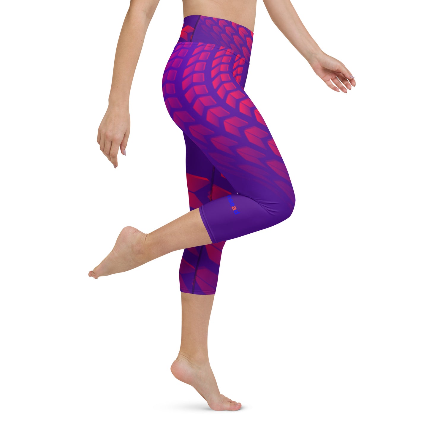 Yoga Capri Leggings - Bullseye