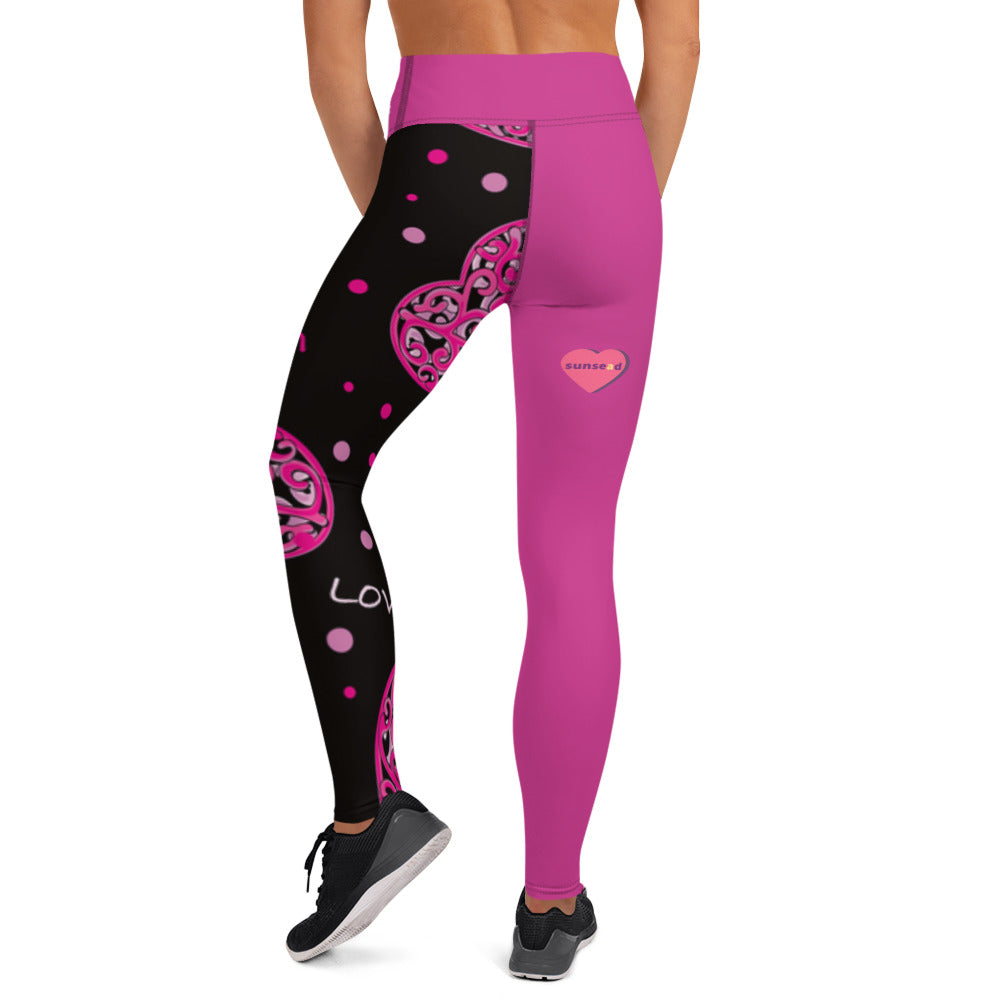 Yoga Leggings - Love