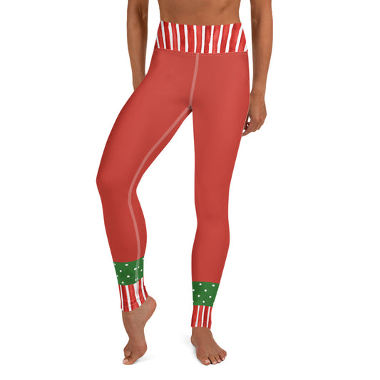 Yoga Leggings -Scarlet