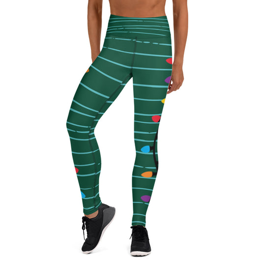 Yoga Leggings - Tree Lights