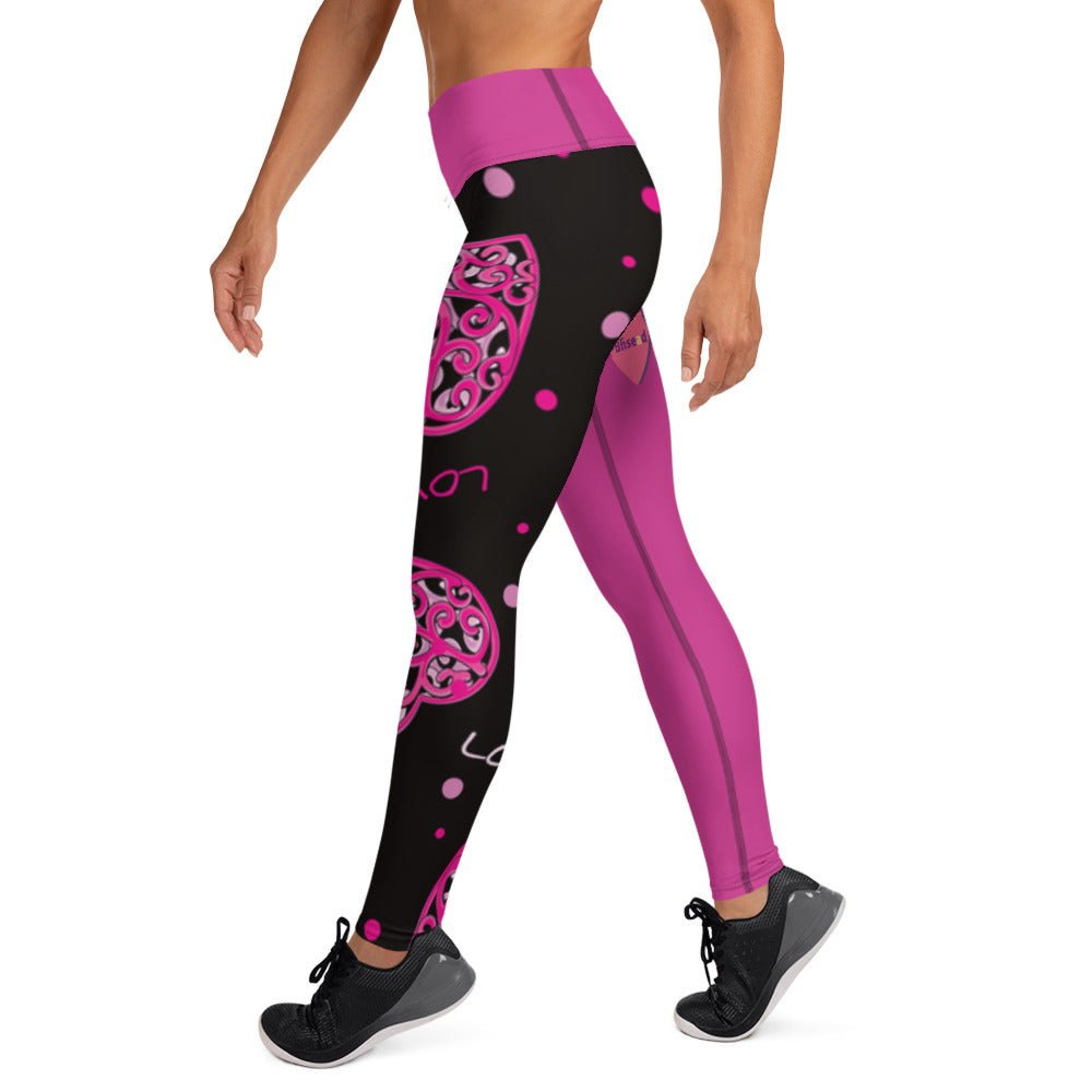 Yoga Leggings - Love
