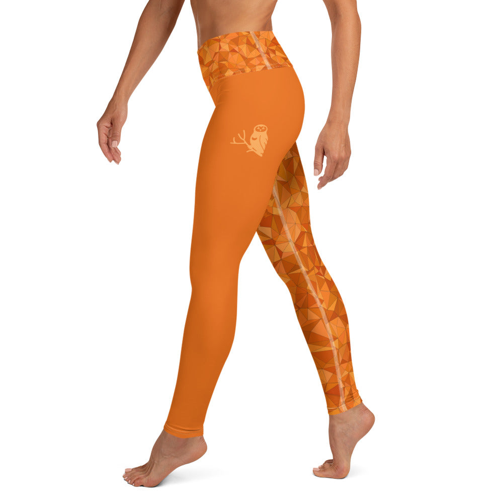 Yoga Leggings - Autumn Leaves