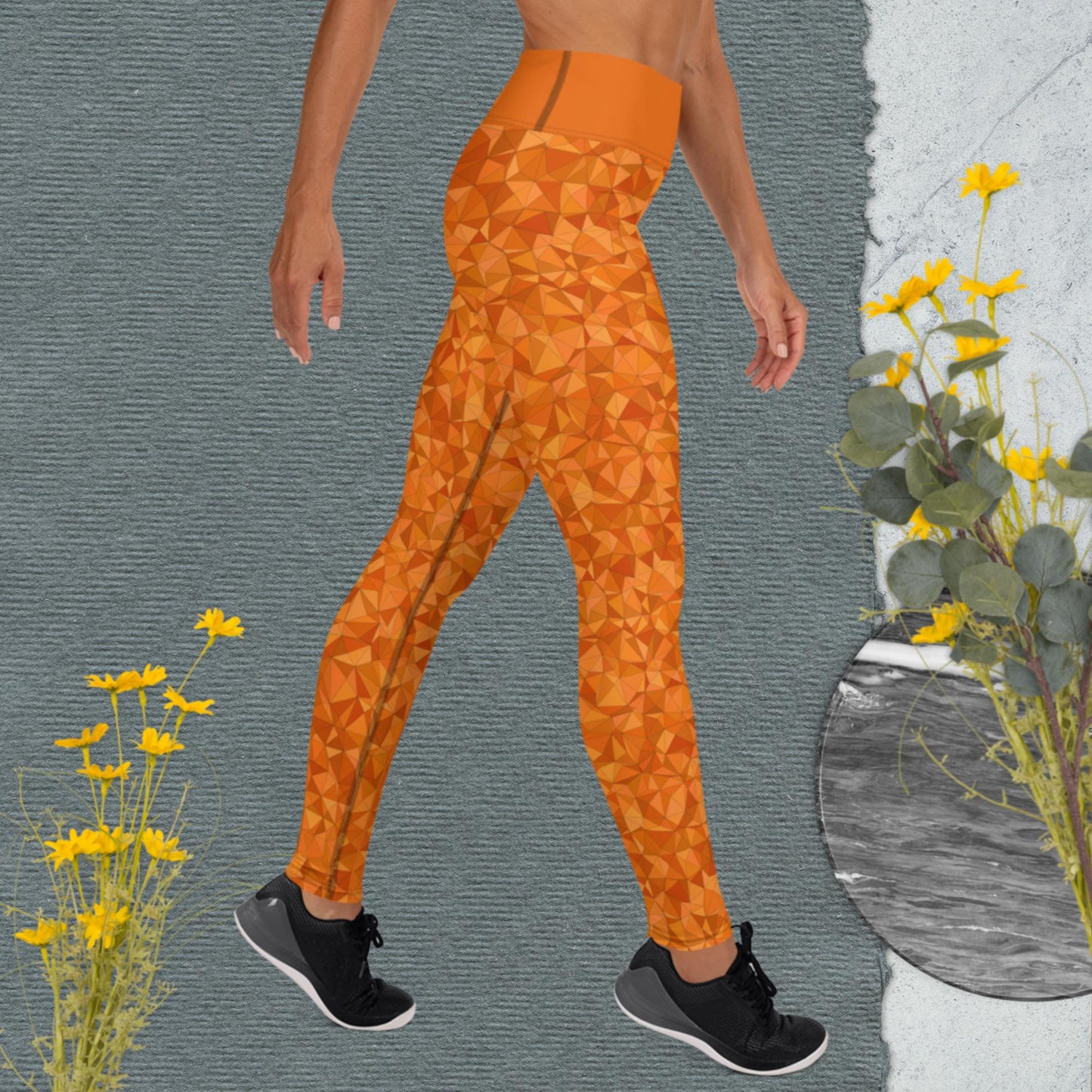 Yoga Leggings - Diamonds