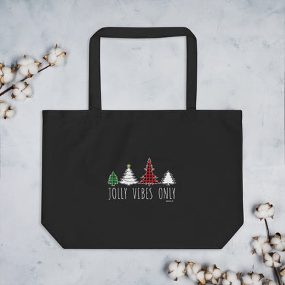 Large organic tote bag - Jolly Vibes