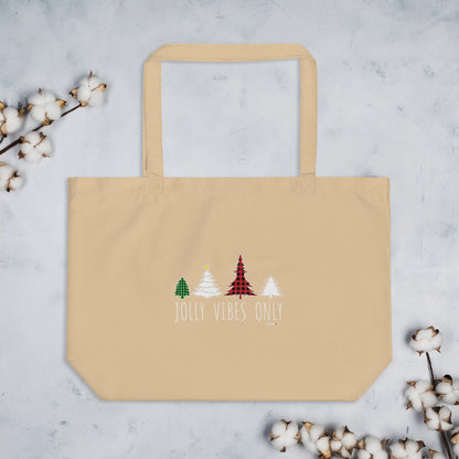 Large organic tote bag - Jolly Vibes