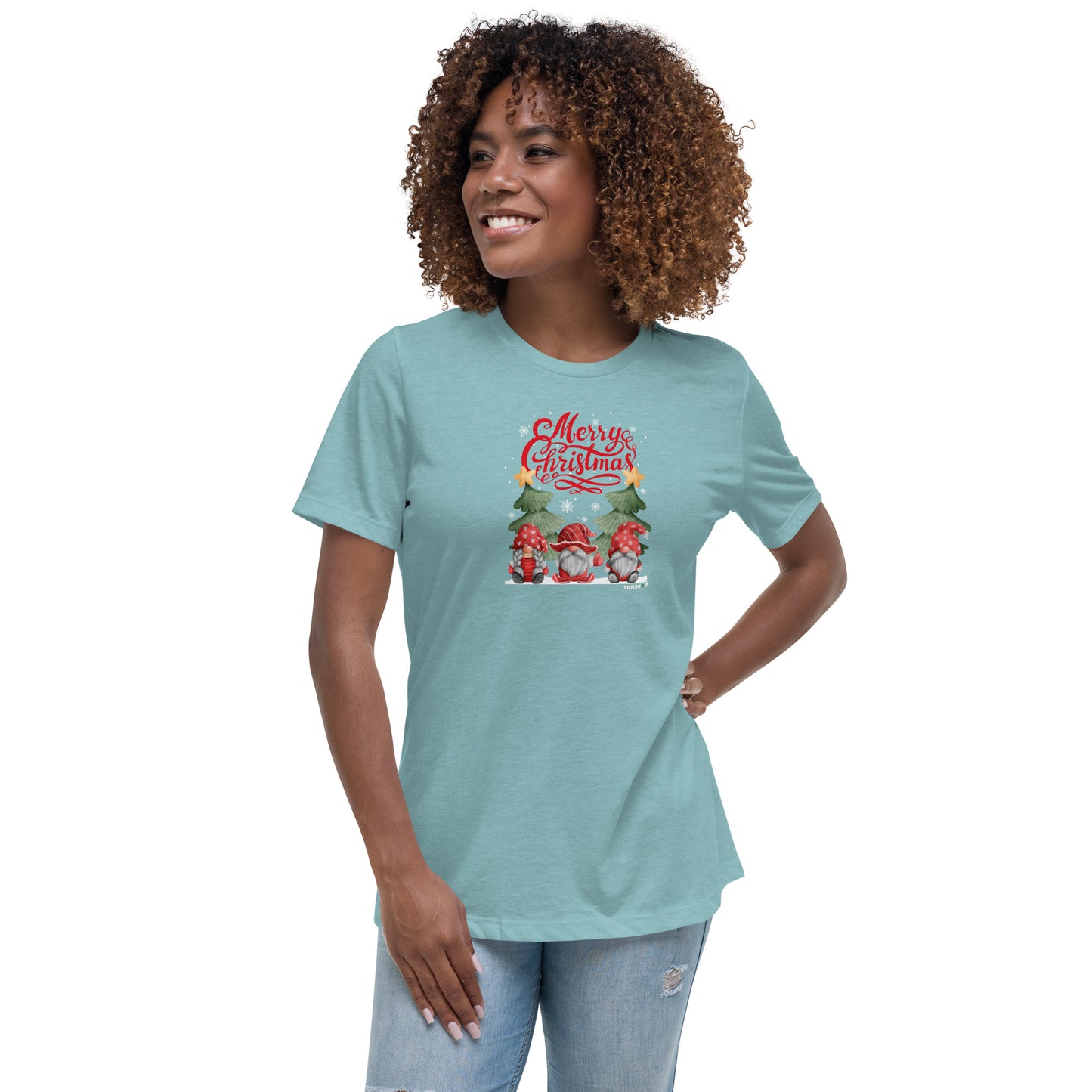 Women's Relaxed T-Shirt - MERRY GNOMES