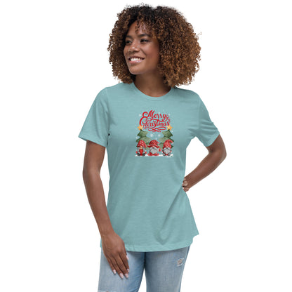 Women's Relaxed T-Shirt - MERRY GNOMES