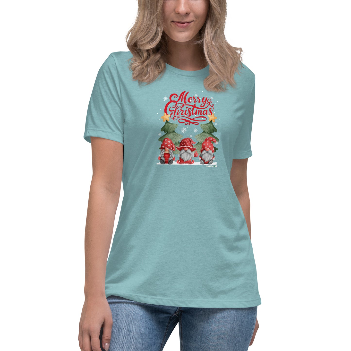 Women's Relaxed T-Shirt - MERRY GNOMES
