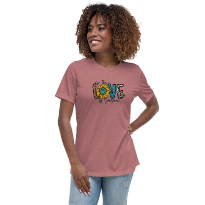 Women's Relaxed T-Shirt - LOVE