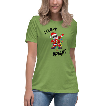 Women's Relaxed T-Shirt - Merry Santa