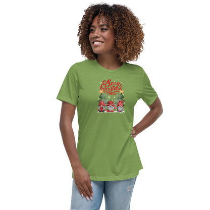 Women's Relaxed T-Shirt - MERRY GNOMES