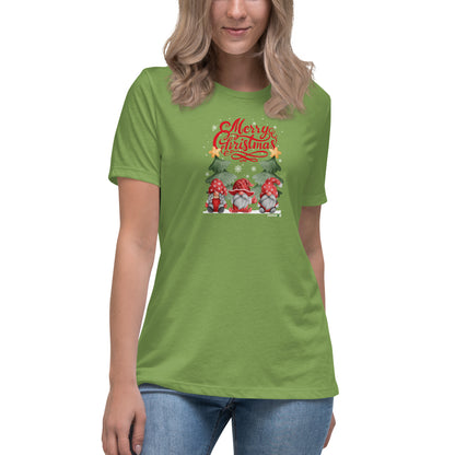 Women's Relaxed T-Shirt - MERRY GNOMES