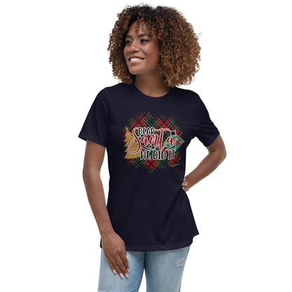Women's Relaxed T-Shirt - He Did IT