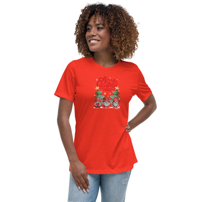 Women's Relaxed T-Shirt - MERRY GNOMES