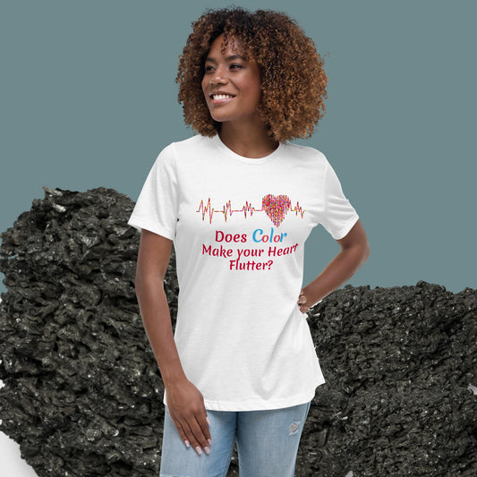 Women's Relaxed T-Shirt - Heart Beat